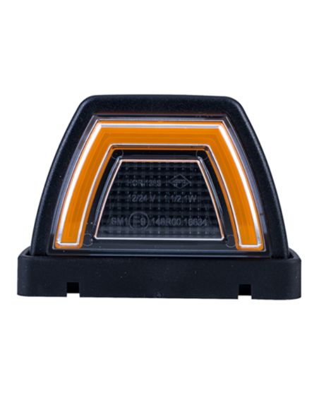 Piloto Angular LED Neon Ambar Homologada Posición Lateral 12/24V LD 3087 SM1