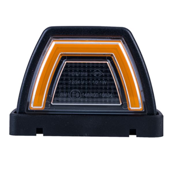 Piloto Angular LED Neon Ambar Homologada Posición Lateral 12/24V LD 3087 SM1