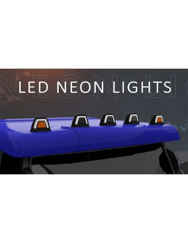 Galibo Témoin Angulaire LED Néon Blanc Homologué Position Avant 12/24V LD 3085 A