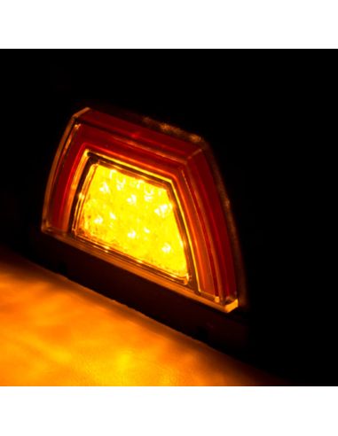 Luz traseira LED LZD 3089 | Luz de posição neon e luz intermitente | 12V/24V | IP68 | R1 2a