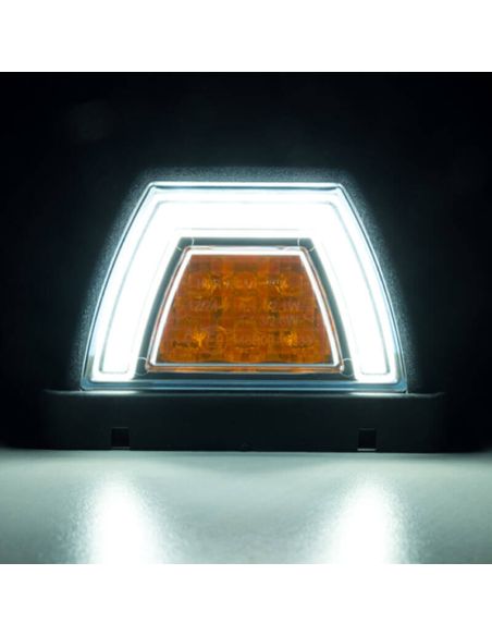 Phare à LED angulaire LZD 3088 | Feu de position et de direction au néon | 12V/24V | IP68 | Un 1