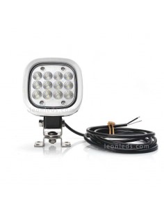 Farol LED Quadrado 60W 7000 Was Lumens para máquinas agrícolas, náuticas, caminhões e veículos | leonleds 2