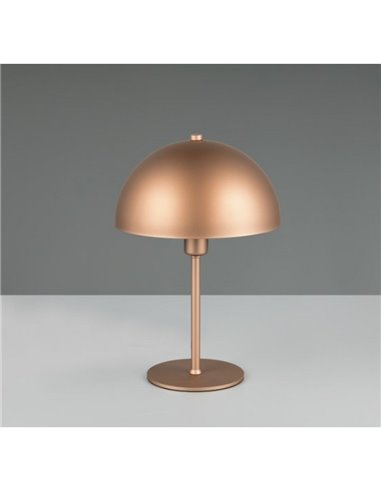 Luminária de mesa NOLA ↕20 cm com interruptor em forma de cogumelo, lâmpada com cabo, excl. 1x E27 máx. 40 W IP20