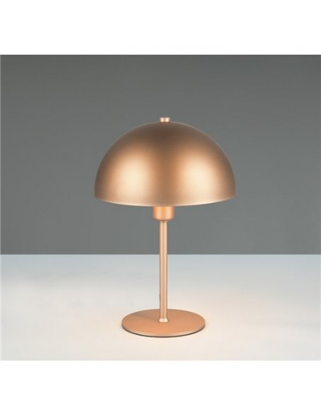 Luminária de mesa NOLA ↕20 cm com interruptor em forma de cogumelo, lâmpada com cabo, excl. 1x E27 máx. 40 W IP20