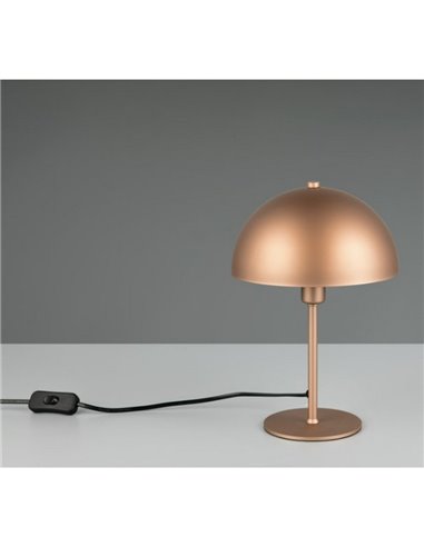 Luminária de mesa NOLA ↕20 cm com interruptor em forma de cogumelo, lâmpada com cabo, excl. 1x E27 máx. 40 W IP20