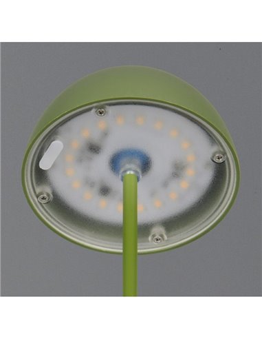 Luminária de mesa LED recarregável ORTIZ USB com função de memória e regulável 2W 150lm, 3000K IP20