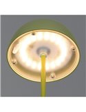 Lámpara de sobremesa LED recargable USB ORTIZ con función memoria y regulable 2W 150lm, 3000K IP20