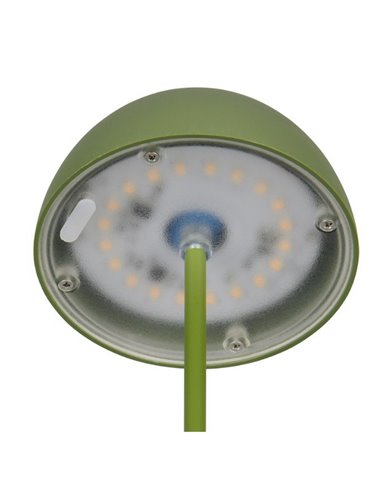 Lámpara de sobremesa LED recargable USB ORTIZ con función memoria y regulable 2W 150lm, 3000K IP20