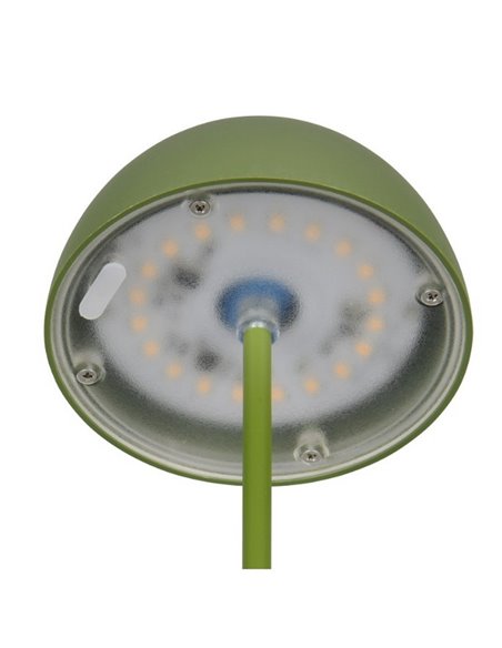 Lámpara de sobremesa LED recargable USB ORTIZ con función memoria y regulable 2W 150lm, 3000K IP20