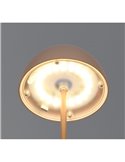 Lámpara LED de sobremesa moderna ORTIZ recargable con USB y regulable 2W 150lm, 3000K IP20