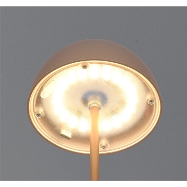 Lámpara LED de sobremesa moderna ORTIZ recargable con USB y regulable 2W 150lm, 3000K IP20