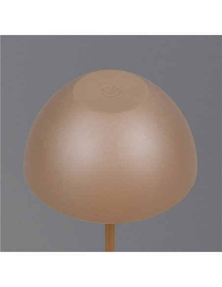 Lámpara LED de sobremesa moderna ORTIZ recargable con USB y regulable 2W 150lm, 3000K IP20