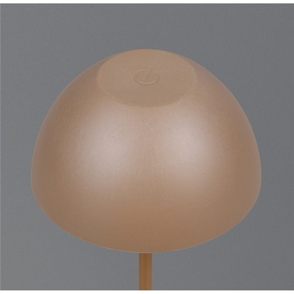 Lámpara LED de sobremesa moderna ORTIZ recargable con USB y regulable 2W 150lm, 3000K IP20