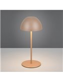 Lámpara LED de sobremesa moderna ORTIZ recargable con USB y regulable 2W 150lm, 3000K IP20