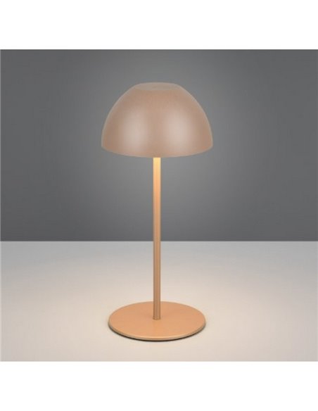 Lámpara LED de sobremesa moderna ORTIZ recargable con USB y regulable 2W 150lm, 3000K IP20