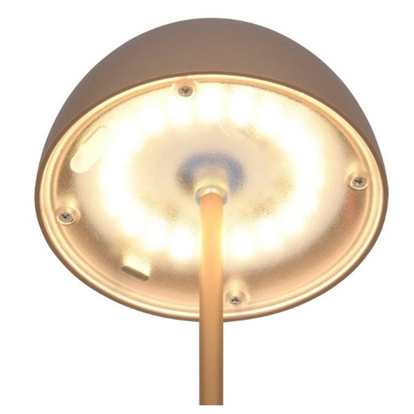 Lámpara LED de sobremesa moderna ORTIZ recargable con USB y regulable 2W 150lm, 3000K IP20