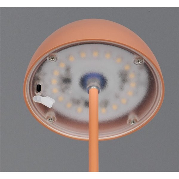 Lámpara LED de sobremesa regulable ORTIZ recargable con USB y regulable 2W 150lm, 3000K IP20