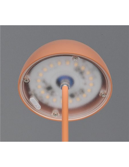 Lámpara LED de sobremesa regulable ORTIZ recargable con USB y regulable 2W 150lm, 3000K IP20