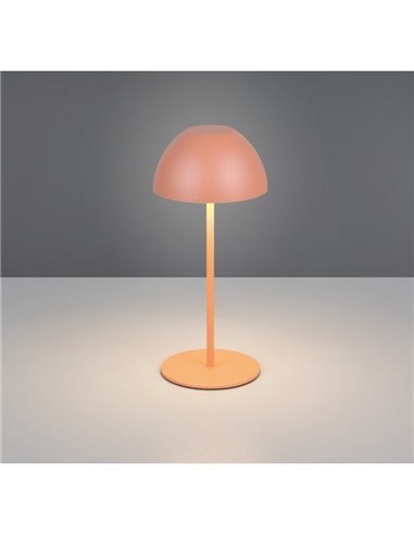 Lámpara LED de sobremesa regulable ORTIZ recargable con USB y regulable 2W 150lm, 3000K IP20