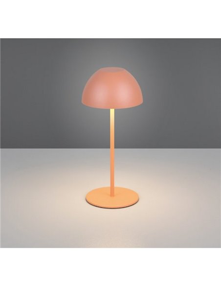 Luminária de mesa LED regulável ORTIZ, recarregável por USB e regulável, 2W, 150lm, 3000K, IP20