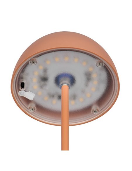 Lámpara LED de sobremesa regulable ORTIZ recargable con USB y regulable 2W 150lm, 3000K IP20