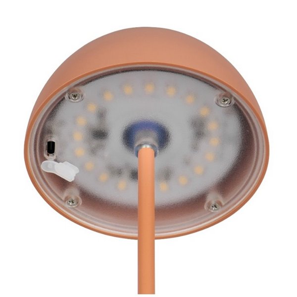 Lámpara LED de sobremesa regulable ORTIZ recargable con USB y regulable 2W 150lm, 3000K IP20