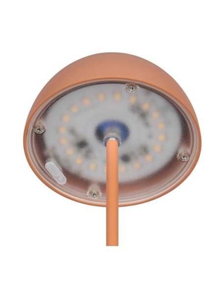 Lámpara LED de sobremesa regulable ORTIZ recargable con USB y regulable 2W 150lm, 3000K IP20