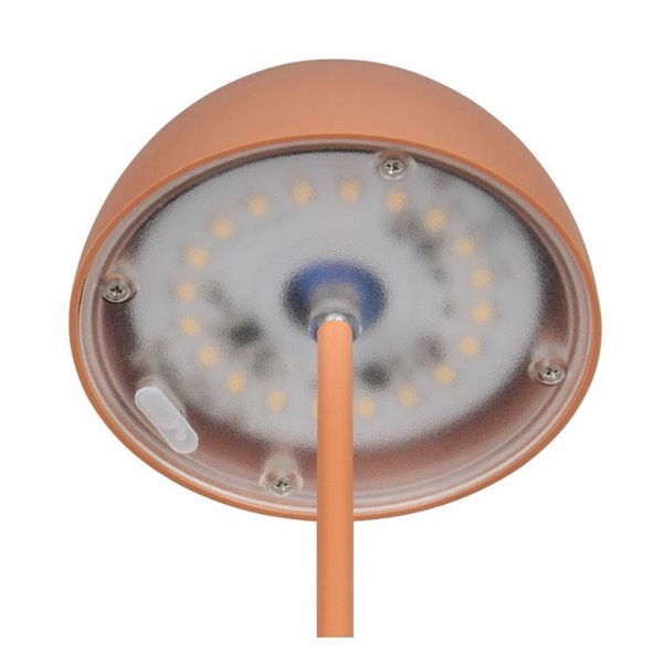 Lámpara LED de sobremesa regulable ORTIZ recargable con USB y regulable 2W 150lm, 3000K IP20