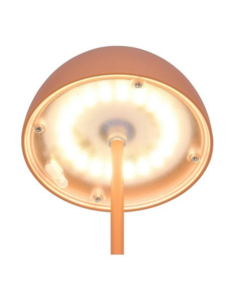 Lámpara LED de sobremesa regulable ORTIZ recargable con USB y regulable 2W 150lm, 3000K IP20
