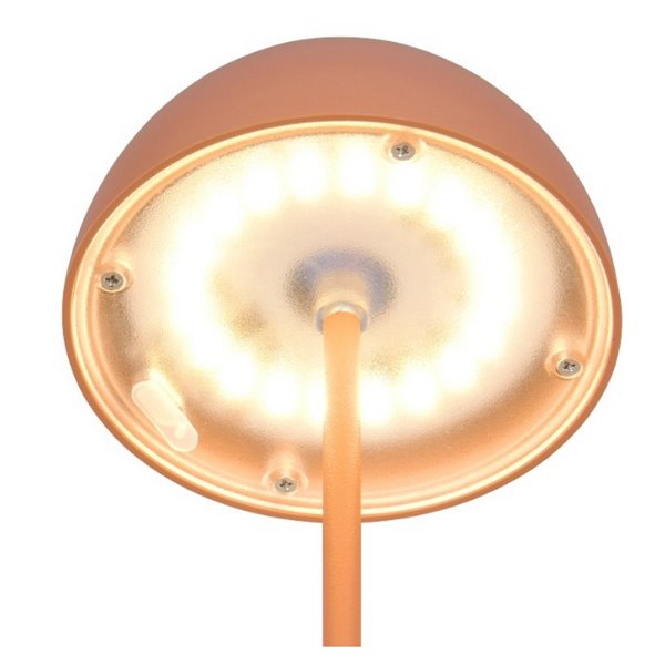 Lámpara LED de sobremesa regulable ORTIZ recargable con USB y regulable 2W 150lm, 3000K IP20