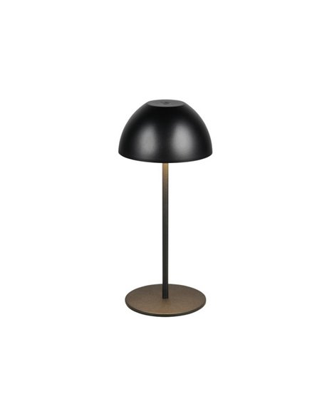 Lámpara LED de sobremesa con batería recargable USB ORTIZ regulable 2W 150lm, 3000K IP20