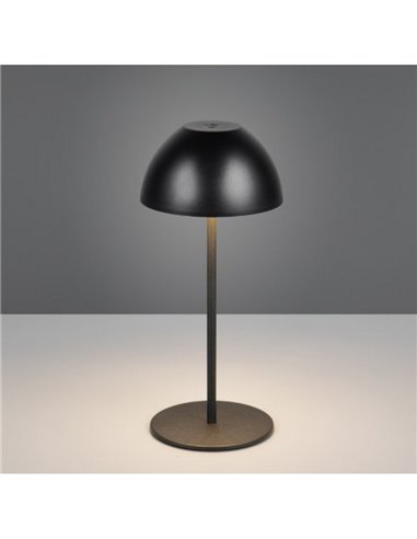 Lámpara LED de sobremesa con batería recargable USB ORTIZ regulable 2W 150lm, 3000K IP20