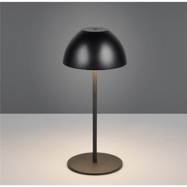 Lámpara LED de sobremesa con batería recargable USB ORTIZ regulable 2W 150lm, 3000K IP20