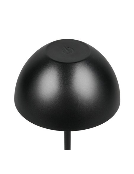 Lámpara LED de sobremesa con batería recargable USB ORTIZ regulable 2W 150lm, 3000K IP20