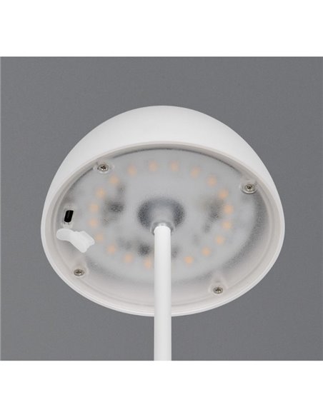 Lámpara LED de sobremesa con carga USB ORTIZ regulable 2W 150lm, 3000K IP20