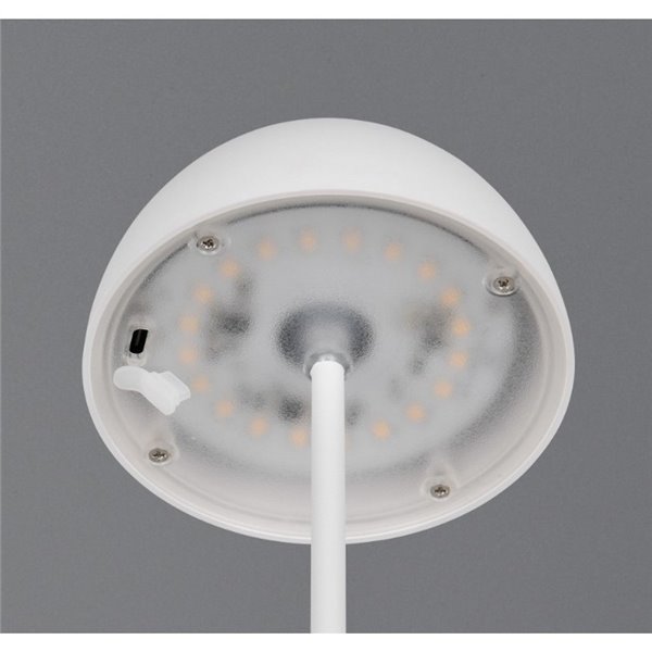 Lámpara LED de sobremesa con carga USB ORTIZ regulable 2W 150lm, 3000K IP20