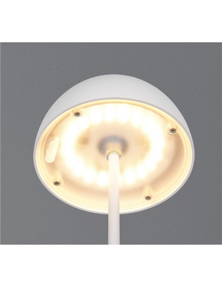 Candeeiro de mesa LED ORTIZ com carregamento USB, regulável, 2 W, 150 lm, 3000 K, IP20