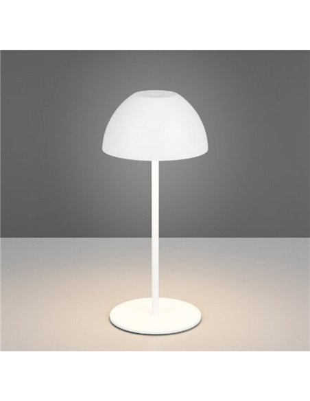 Lámpara LED de sobremesa con carga USB ORTIZ regulable 2W 150lm, 3000K IP20