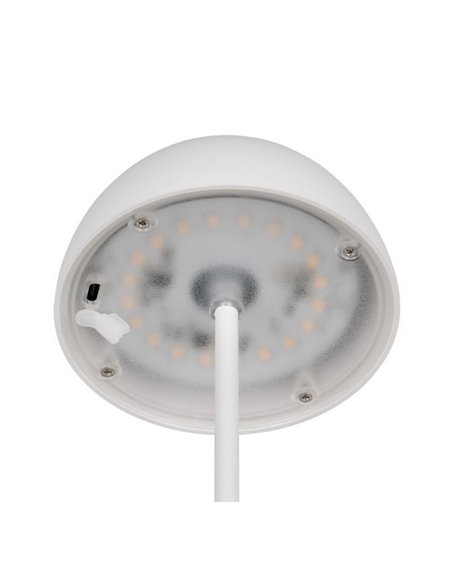 Lámpara LED de sobremesa con carga USB ORTIZ regulable 2W 150lm, 3000K IP20