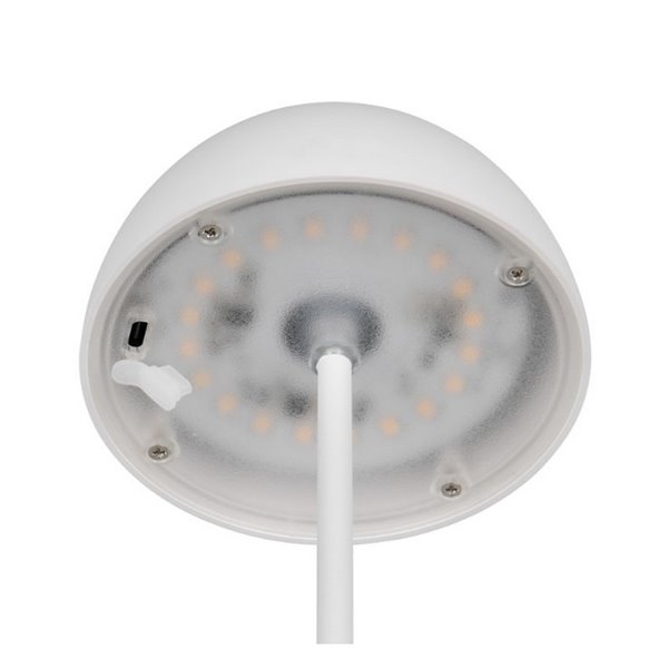 Lámpara LED de sobremesa con carga USB ORTIZ regulable 2W 150lm, 3000K IP20