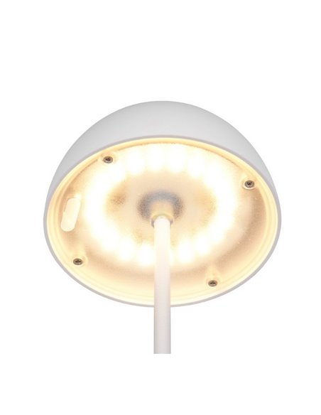 Lámpara LED de sobremesa con carga USB ORTIZ regulable 2W 150lm, 3000K IP20