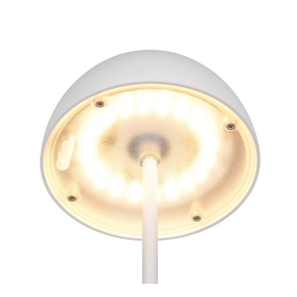 Lámpara LED de sobremesa con carga USB ORTIZ regulable 2W 150lm, 3000K IP20