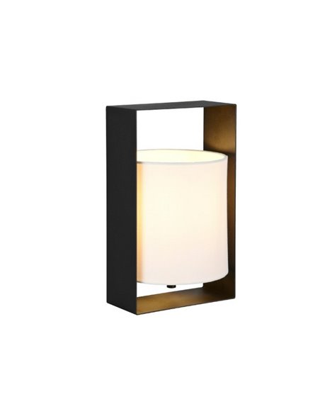 Lámpara de sobremesa con pantalla de tela PAIL estructura metálica bombilla excl. 1x E27 max. 10W IP20