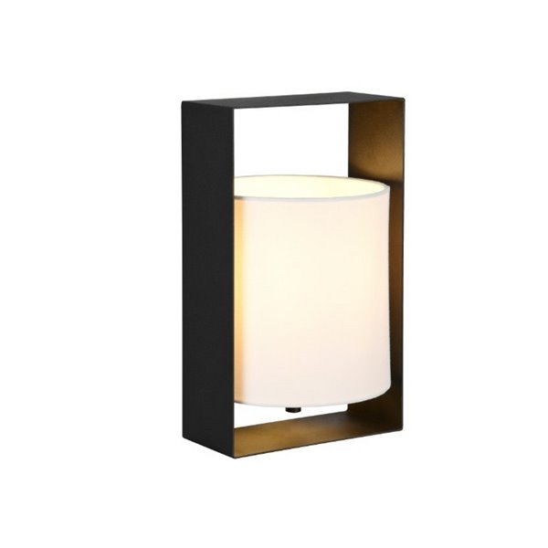 Lámpara de sobremesa con pantalla de tela PAIL estructura metálica bombilla excl. 1x E27 max. 10W IP20