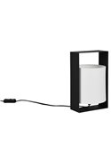 Lámpara de sobremesa con pantalla de tela PAIL estructura metálica bombilla excl. 1x E27 max. 10W IP20