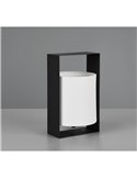 Lámpara de sobremesa con pantalla de tela PAIL estructura metálica bombilla excl. 1x E27 max. 10W IP20