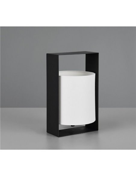 Luminária de mesa PAIL com cúpula de tecido, estrutura de metal, lâmpada excl. 1x E27 máx. 10 W IP20