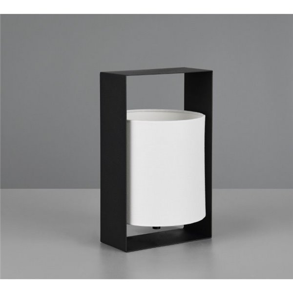 Lámpara de sobremesa con pantalla de tela PAIL estructura metálica bombilla excl. 1x E27 max. 10W IP20