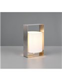 Lámpara de sobremesa decorativa PAIL estructura metálica y pantalla de tela blanca bombilla excl. 1x E27 max. 10W IP20