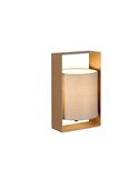 Lámpara de sobremesa moderna con pantalla de tela PAIL estructura metálica, bombilla excl. 1x E27 max. 10W IP20